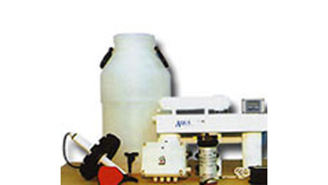 Pressure controlled valve with container 10 to 100 ltr